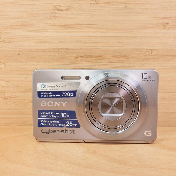 Sony Cyber-shot DSC-W690 16.1MP Digital Camera / Silver / Tested Working - Picture 3 of 8